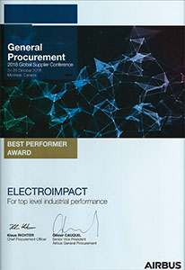 Airbus Best Performer Award 2018